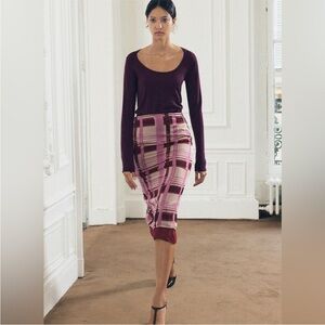 Zara printed skirt zw collection